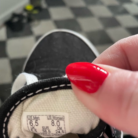 Vans Black Canvas Sneakers - Picture 3 of 3